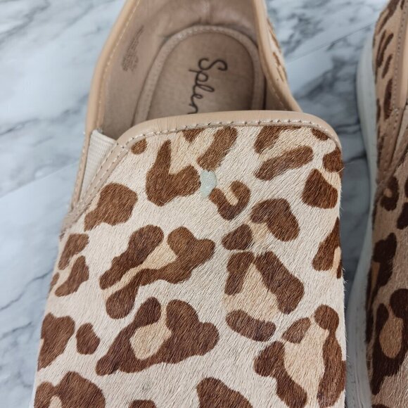 SPLENDID women's Seaside Calf Hair Slip-On Sneakers Animal size 7.5 - Picture 11 of 13